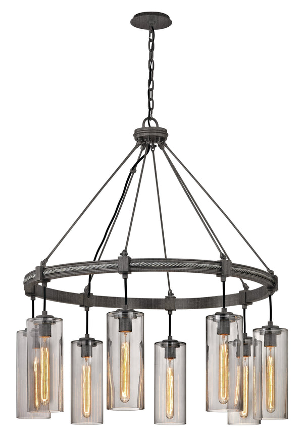 Lighting - Chandelier Union Square 8 Light Pendant // Graphite 