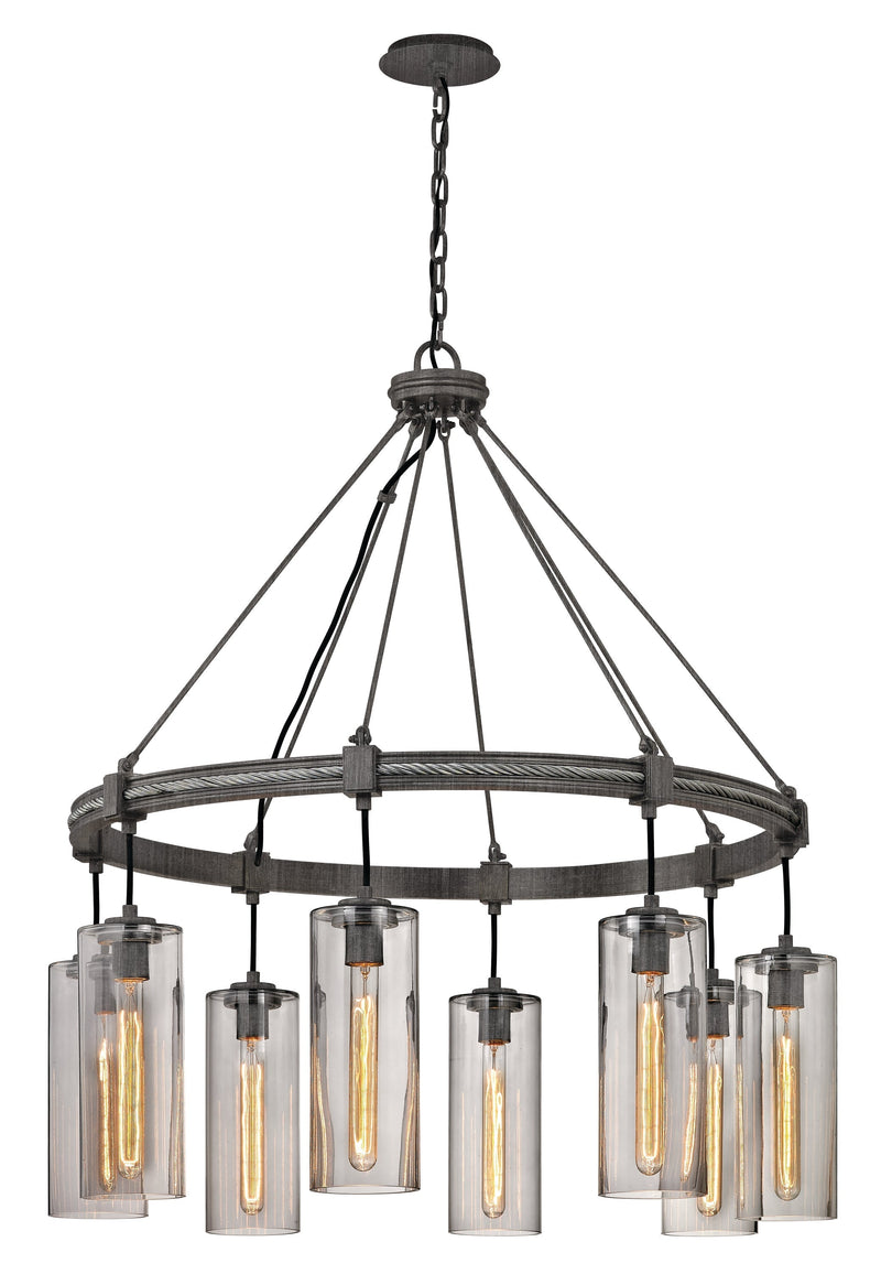 Lighting - Chandelier Union Square 8 Light Pendant // Graphite 