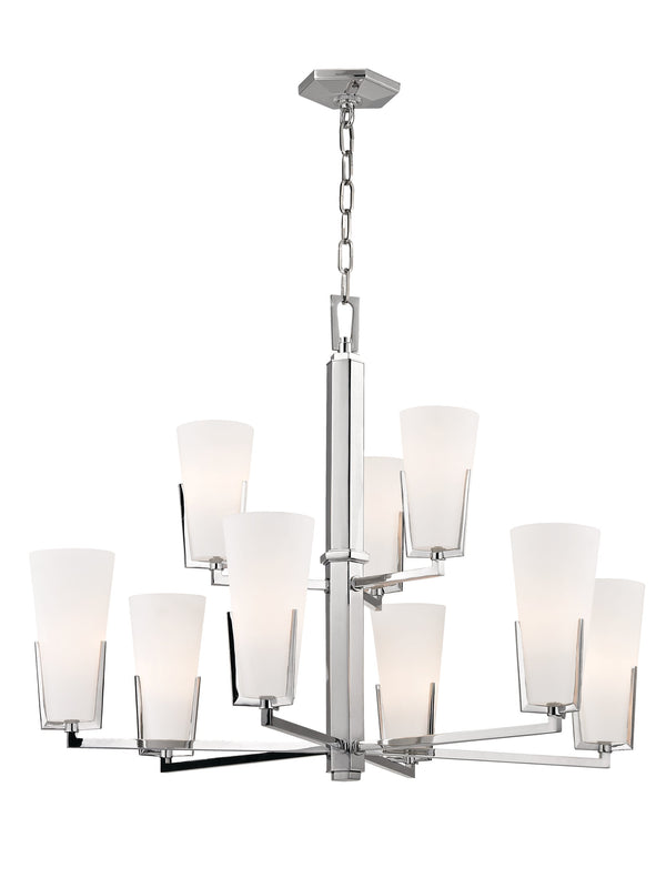 Lighting - Chandelier Upton 9 Light Chandelier // Polished Chrome 