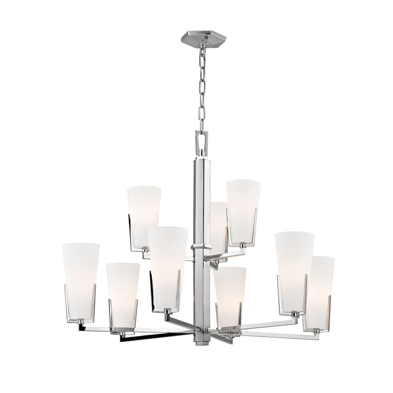 Lighting - Chandelier Upton 9 Light Chandelier // Polished Chrome 