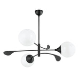 Lighting - Chandelier Victoria 3 Light Chandelier // Textured Black 