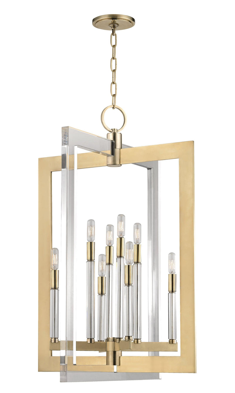 Lighting - Chandelier Wellington 8 Light Large Pendant // Aged Brass 