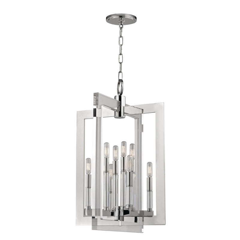 Lighting - Chandelier Wellington 8 Light Large Pendant // Polished Nickel 