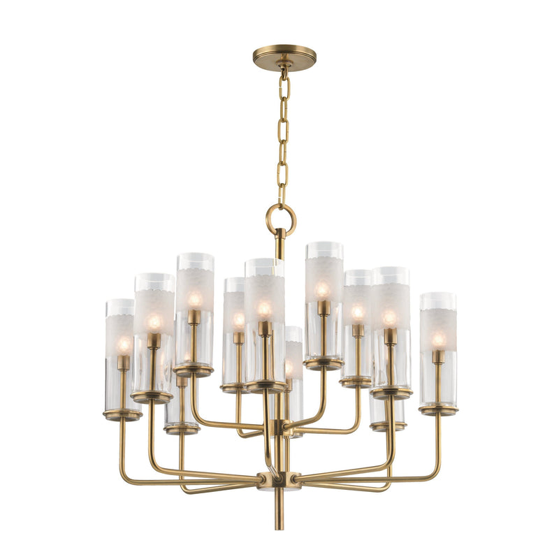 Lighting - Chandelier Wentworth 12 Light Chandelier // Aged Brass 