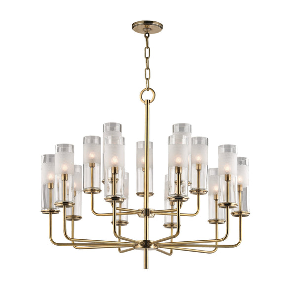 Lighting - Chandelier Wentworth 15 Light Chandelier // Aged Brass 