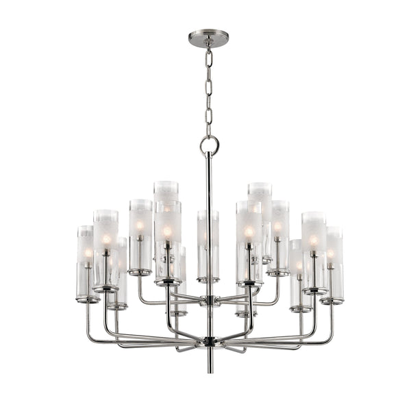 Lighting - Chandelier Wentworth 15 Light Chandelier // Polished Nickel 