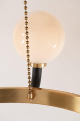 Lighting - Chandelier Werner 8 Light Pendant // Aged Brass & Black 