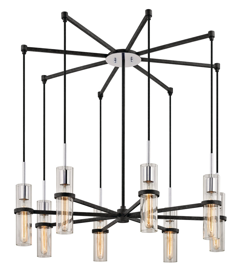 Lighting - Chandelier Xavier 8 Light Pendant // Vintage Iron 