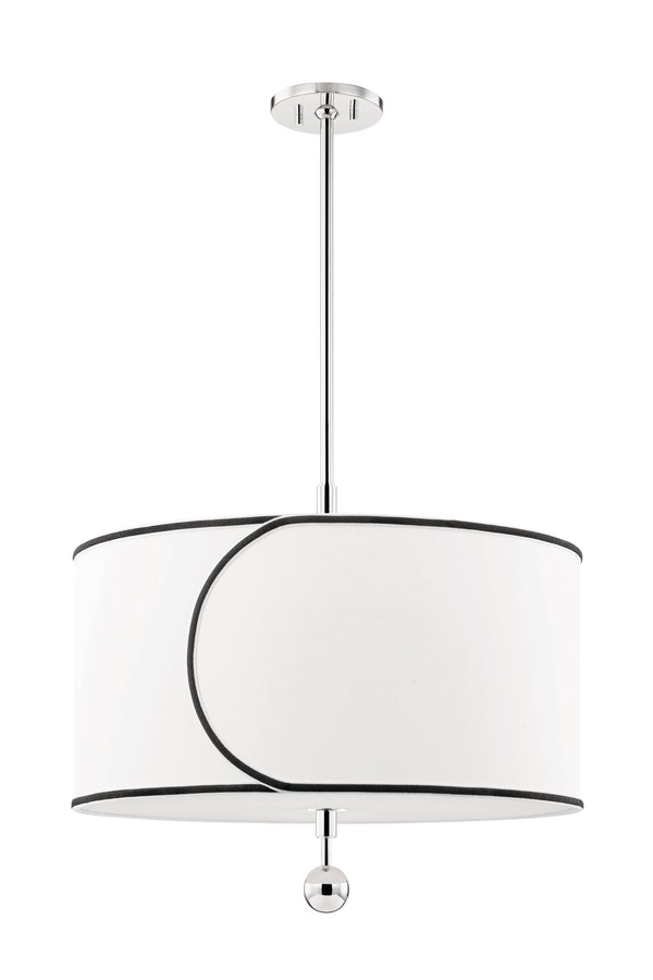 Lighting - Chandelier Zara 3 Light Large Pendant // Polished Nickel 