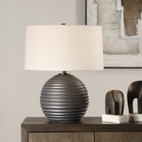 Lighting Chelsom Ribbed Table Lamp 