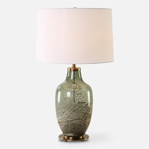 Lighting Chianti Olive Glass Table Lamp 