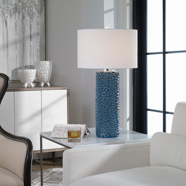 Lighting Ciji Blue Table Lamp 