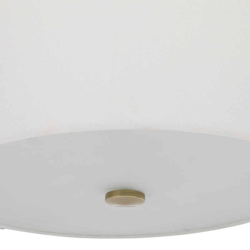 Lighting Colfax Brass 3 Light Semi Flush 