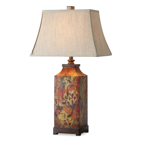 Lighting Colorful Flowers Table Lamp 