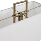 Lighting Column White Marble Table Lamp 