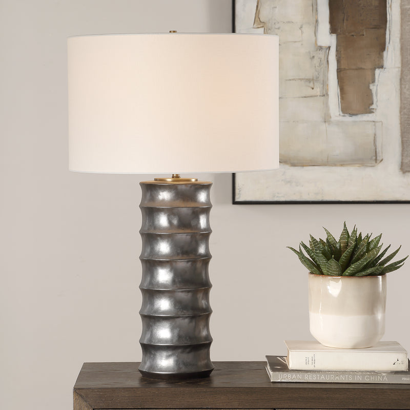 Lighting Corvair Scalloped Table Lamp 