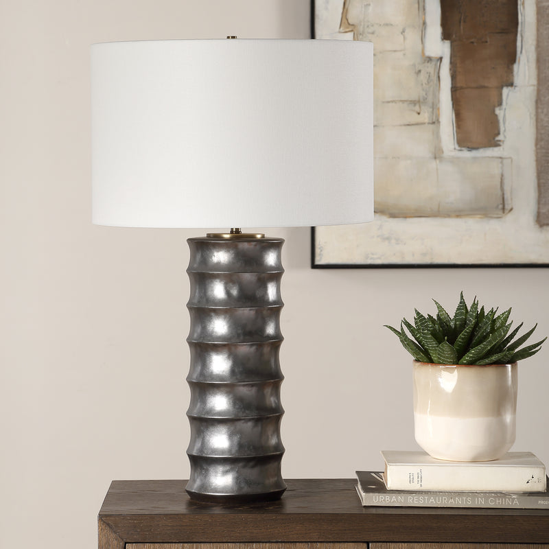 Lighting Corvair Scalloped Table Lamp 