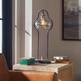 Lighting Cotulla Aged Black Desk Lamp 