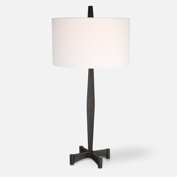 Lighting Counteract Rust Metal Table Lamp 