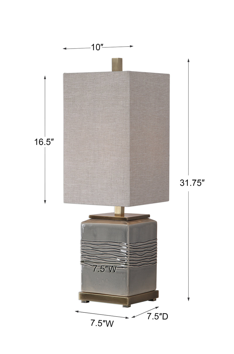 Lighting Covey Gray Glaze Buffet Lamp 