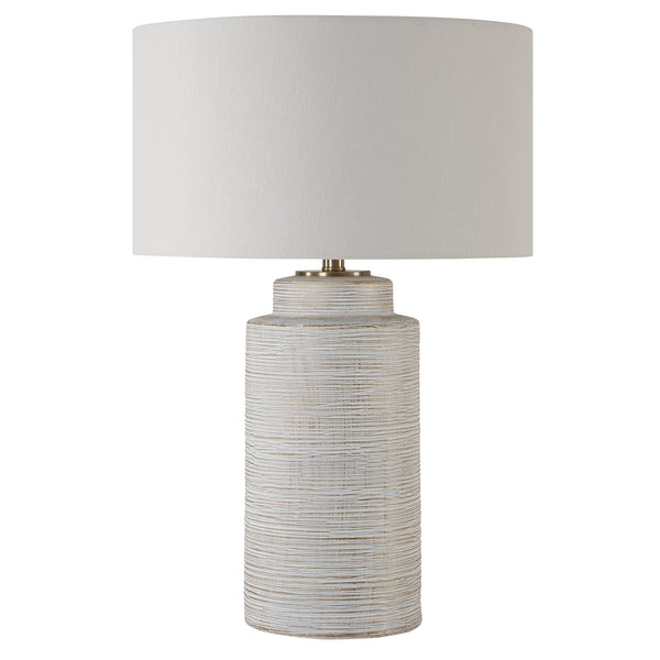 Lighting Crimp Ribbed Table Lamp 