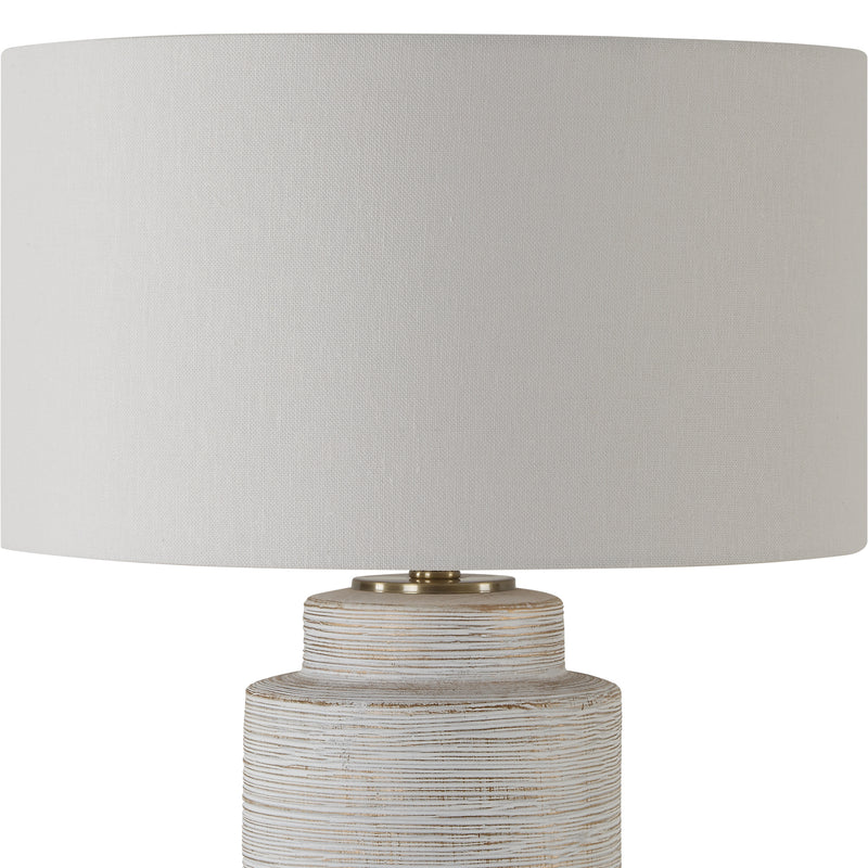 Lighting Crimp Ribbed Table Lamp 