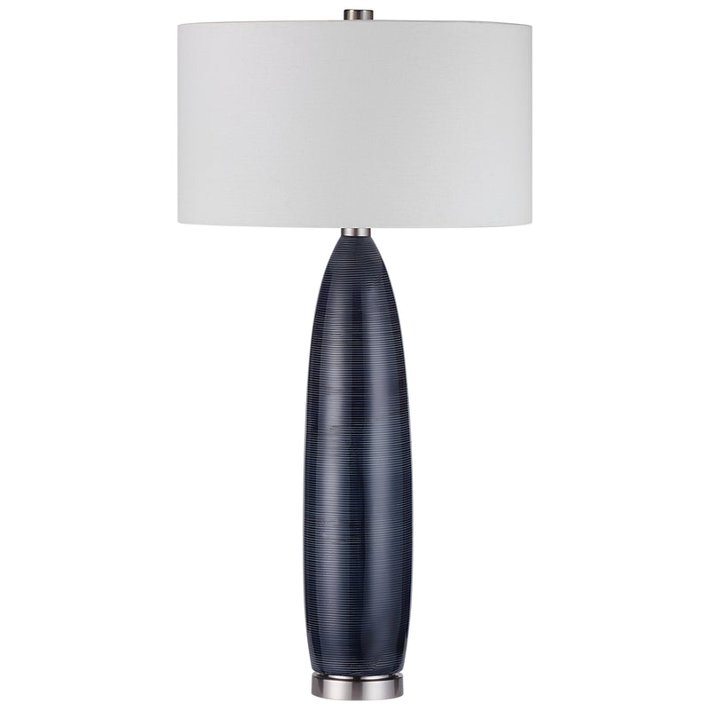 Lighting Cullen Blue Gray Table Lamp 