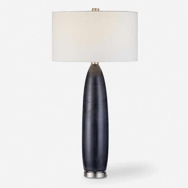 Lighting Cullen Blue Gray Table Lamp 