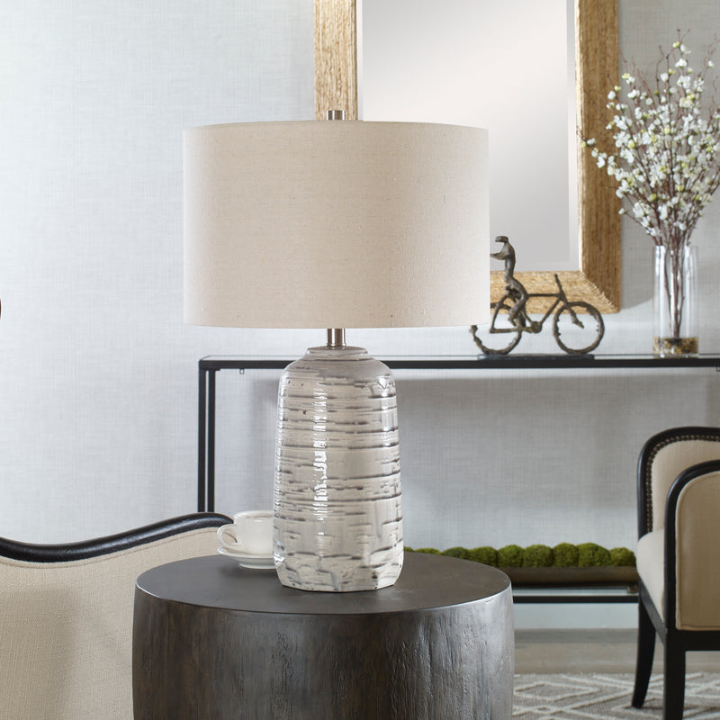 Lighting Cyclone Ivory Table Lamp 