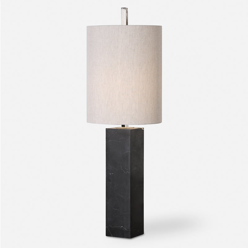 Lighting Delaney Marble Column Accent Lamp 