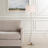 Lighting Dewdrop Ivory Floor Lamp 