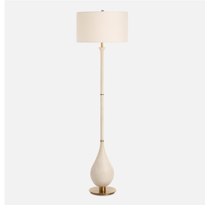 Lighting Dewdrop Ivory Floor Lamp 