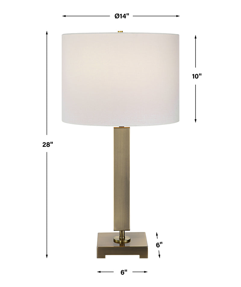 Lighting Duomo Brass Table Lamp 