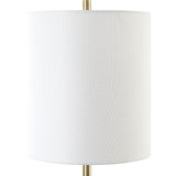 Lighting Enigma Teal Blue Glass Buffet Lamp 