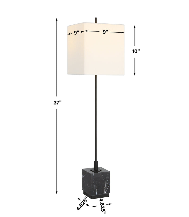 Lighting Escort Black Buffet Lamp 