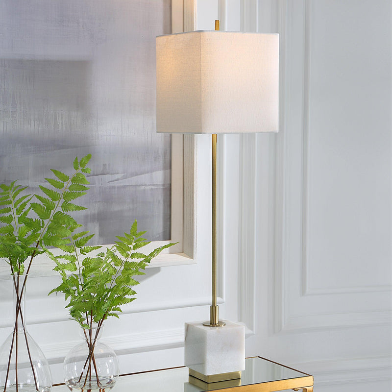 Lighting Escort Brass Buffet Lamp 