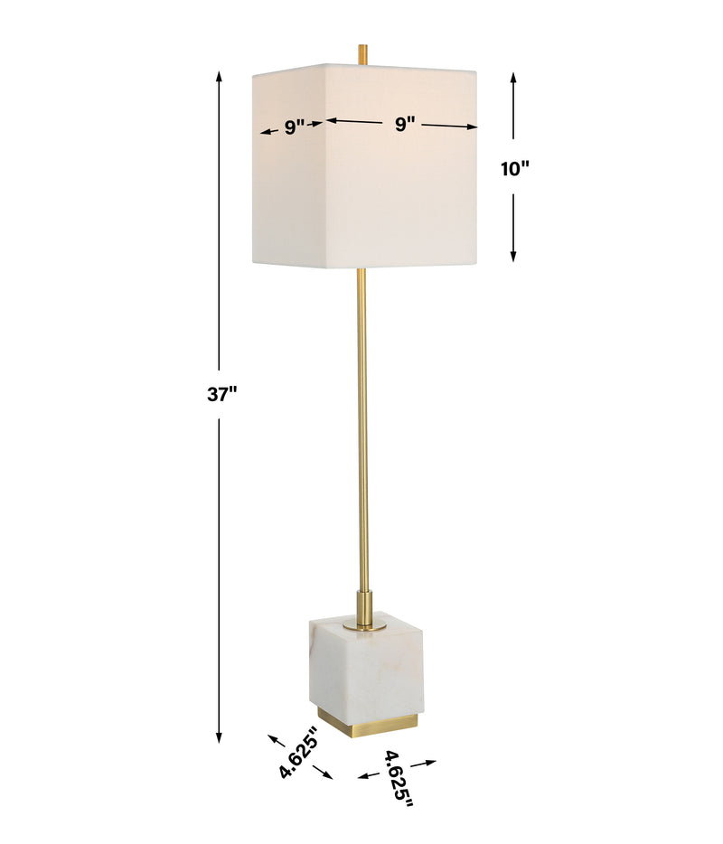 Lighting Escort Brass Buffet Lamp 
