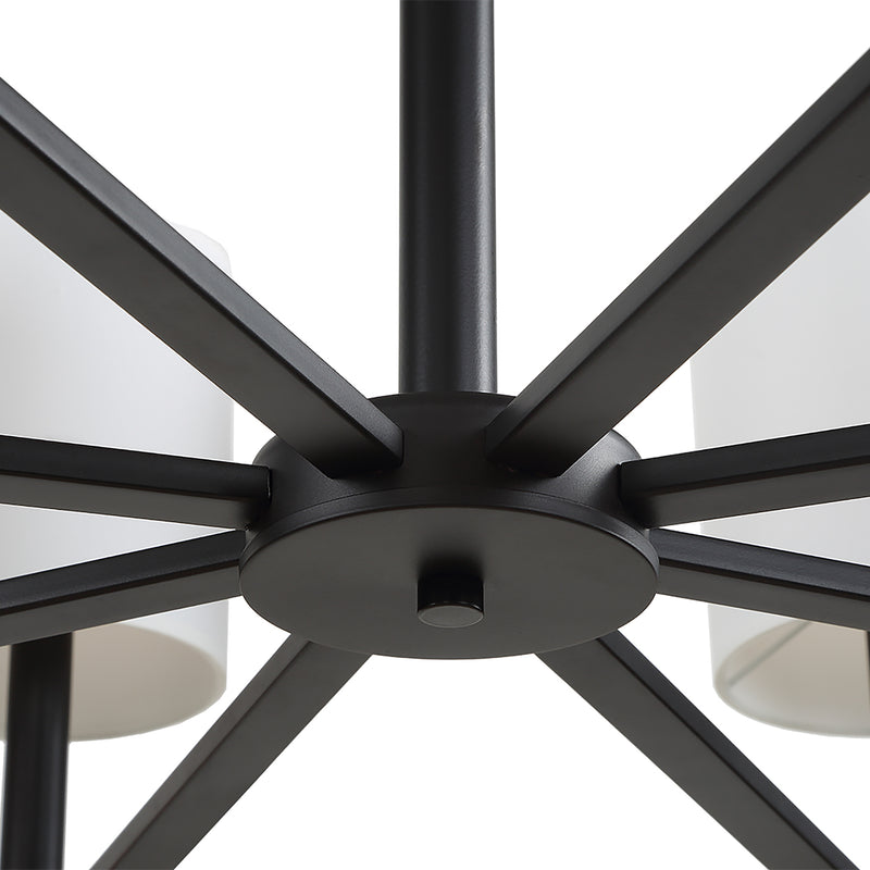 Lighting Faiyam 8 Light Rattan Chandelier 