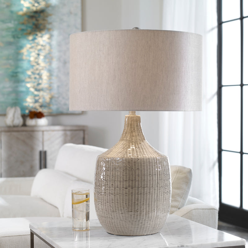 Lighting Felipe Gray Table Lamp 