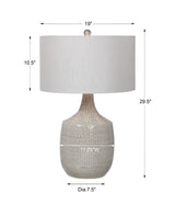 Lighting Felipe Gray Table Lamp 