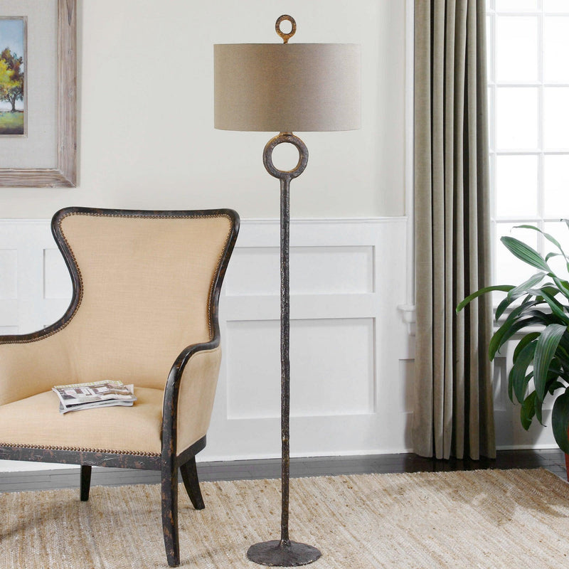 Lighting Ferro Cast Iron Floor Lamp 