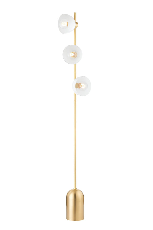 Lighting - Floor Lamp Belle 1 Light Floor Lamp // Aged Brass 