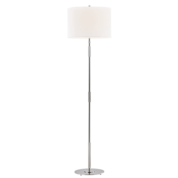 Lighting - Floor Lamp Bowery 1 Light Floor Lamp // Polished Nickel 