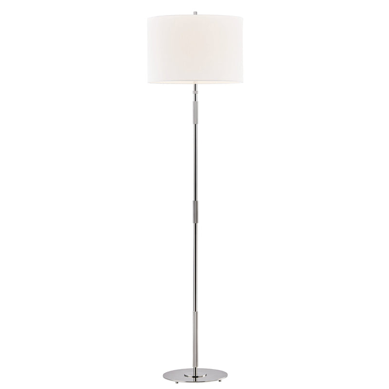 Lighting - Floor Lamp Bowery 1 Light Floor Lamp // Polished Nickel 