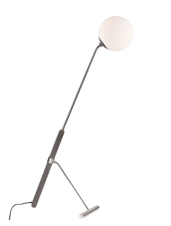Lighting - Floor Lamp Brielle 1 Light Floor Lamp // Polished Nickel 