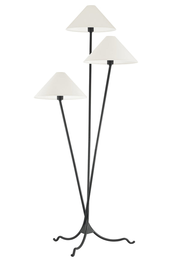 Lighting - Floor Lamp Cedar 3 Light Floor Lamp // Forged Iron 