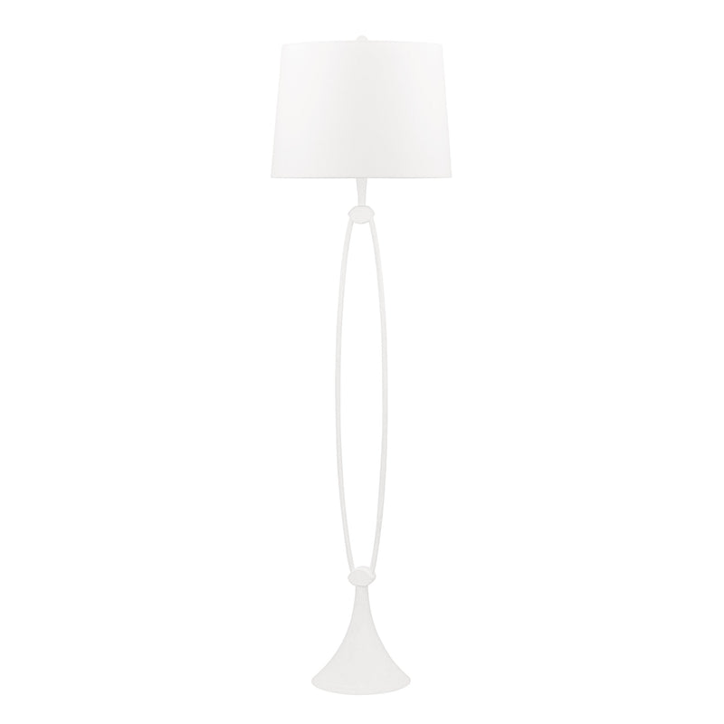 Lighting - Floor Lamp Conklin 1 Light Floor Lamp // White Plaster 