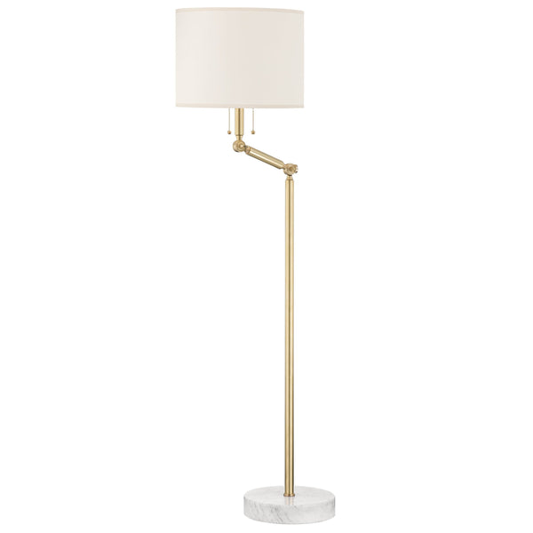 Lighting - Floor Lamp Essex 2 Light Floor Lamp // Aged Brass 