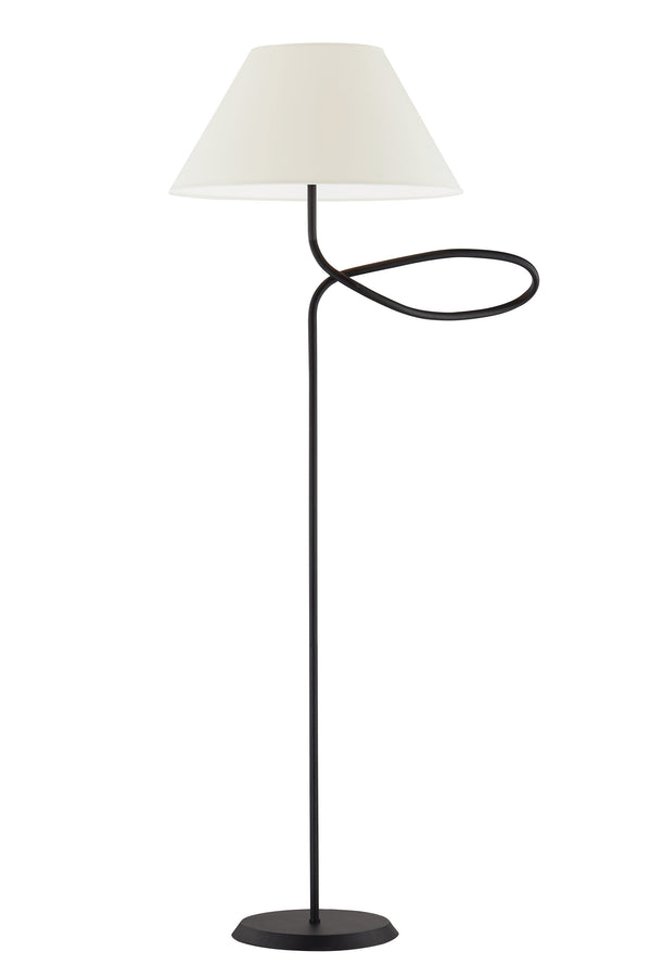 Lighting - Floor Lamp Fillea 1 Light Floor Lamp // Forged Iron 
