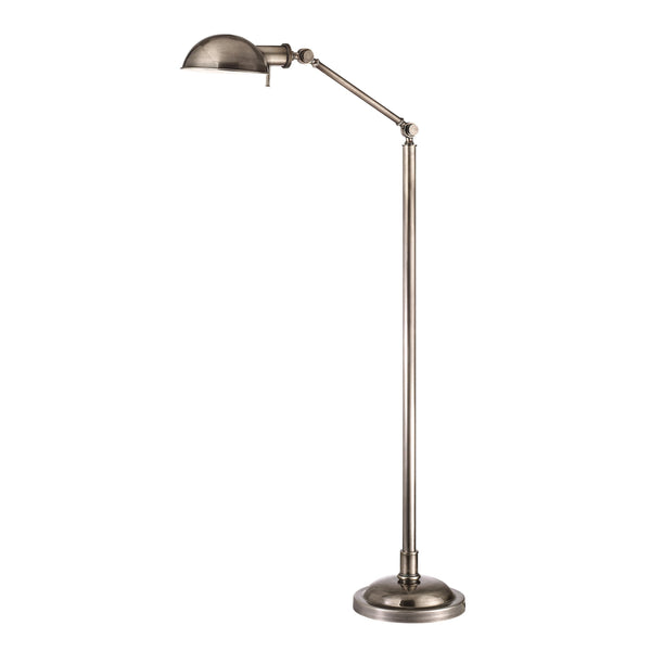 Lighting - Floor Lamp Girard 1 Light Floor Lamp // Aged Silver 